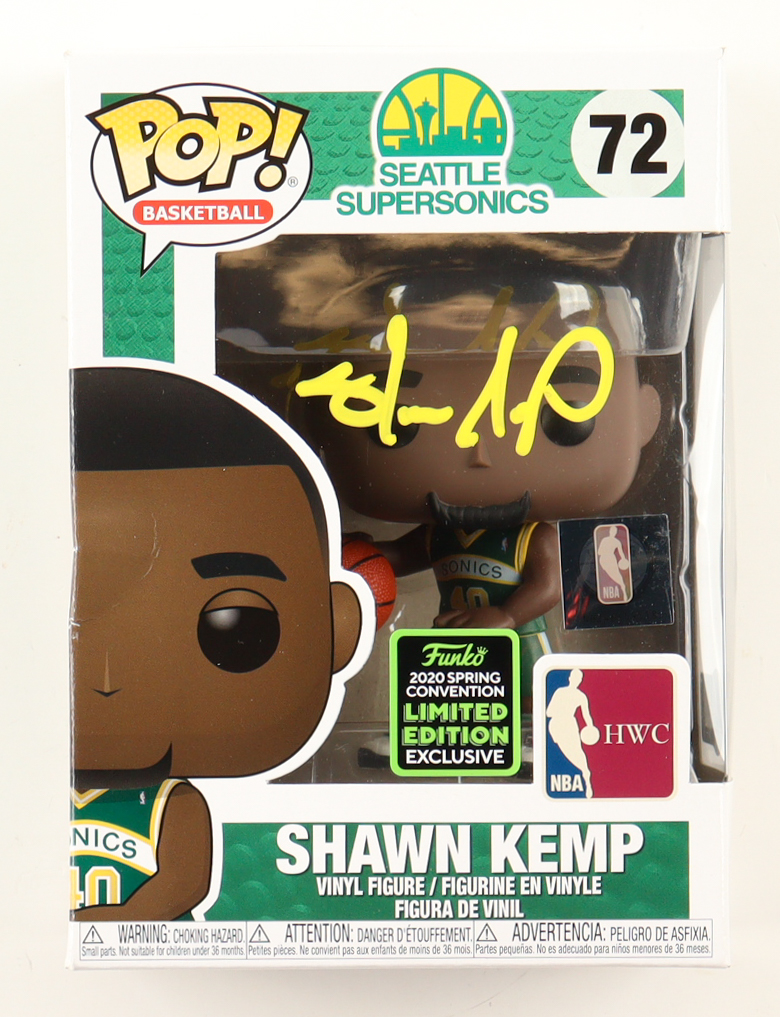 Shawn Kemp Signed SuperSonics #72 Funko Pop! Vinyl Figure (Beckett) at PristineAuction.com Shawn Kemp Signed SuperSonics #72 Funko Pop! Vinyl Figure (Beckett) at PristineAuction.com