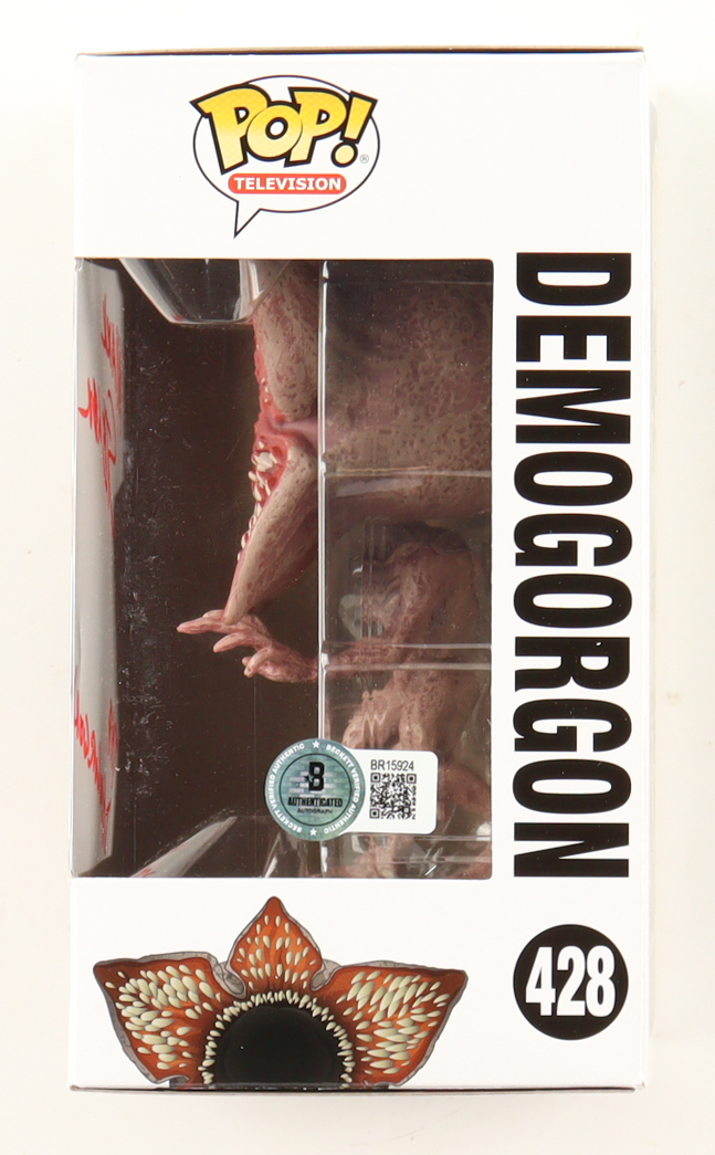 Mark Steger Signed "Stranger Things" #428 Demogorgon Funko Pop! Vinyl Figure Inscribed "The Demogorgon" (Beckett) at PristineAuction.com Mark Steger Signed "Stranger Things" #428 Demogorgon Funko Pop! Vinyl Figure Inscribed "The Demogorgon" (Beckett) at PristineAuction.com