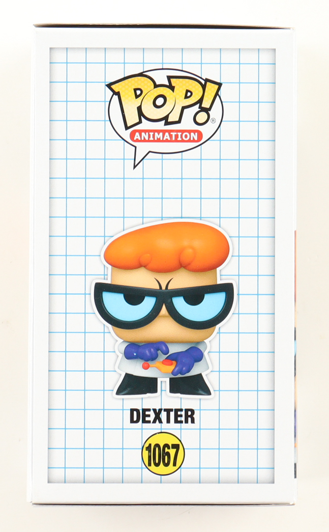 Candi Milo Signed "Cartoon Network" #1067 Dexter Funko Pop! Vinyl Figure Inscribed "Dexter" with Hand Drawn Glasses Sketch (JSA) at PristineAuction.com Candi Milo Signed "Cartoon Network" #1067 Dexter Funko Pop! Vinyl Figure Inscribed "Dexter" with Hand Drawn Glasses Sketch (JSA) at PristineAuction.com