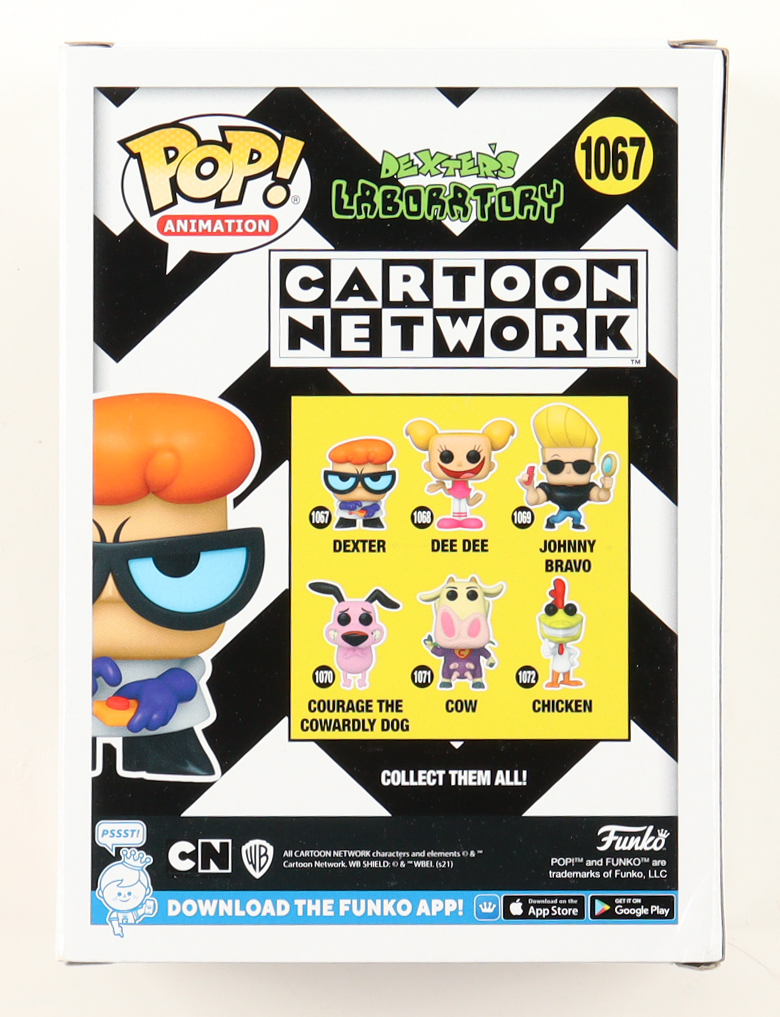 Candi Milo Signed "Cartoon Network" #1067 Dexter Funko Pop! Vinyl Figure Inscribed "Dexter" with Hand Drawn Glasses Sketch (JSA) at PristineAuction.com Candi Milo Signed "Cartoon Network" #1067 Dexter Funko Pop! Vinyl Figure Inscribed "Dexter" with Hand Drawn Glasses Sketch (JSA) at PristineAuction.com