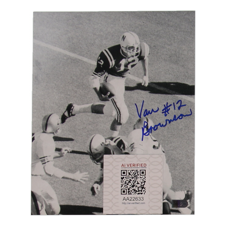 Van Brownson Signed Nebraska Cornhuskers 8x10 Photo (AIV) at PristineAuction.com Van Brownson Signed Nebraska Cornhuskers 8x10 Photo (AIV) at PristineAuction.com