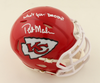 Patrick Mahomes Sr. Signed Chiefs Full-Size Speed Helmet Inscribed "Who's Your Daddy?" (Schwartz) at PristineAuction.com