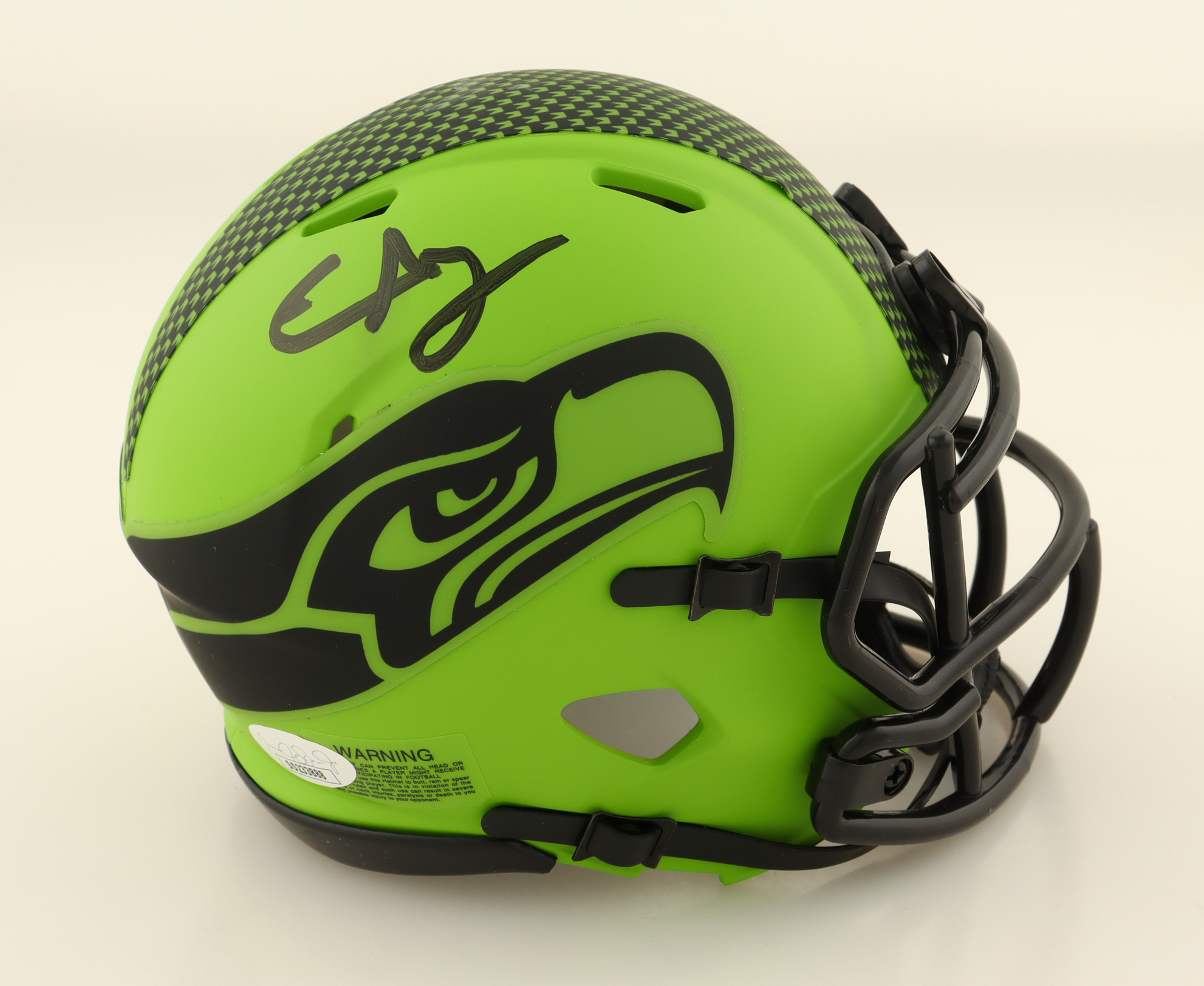 Elijah Arroyo Signed Seahawks Rave Alternate Speed Mini Helmet (JSA) at PristineAuction.com Elijah Arroyo Signed Seahawks Rave Alternate Speed Mini Helmet (JSA) at PristineAuction.com
