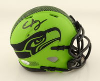 Elijah Arroyo Signed Seahawks Rave Alternate Speed Mini Helmet (JSA) at PristineAuction.com