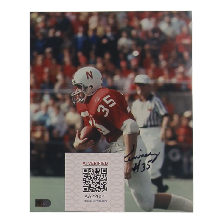 Jeff Kinney Signed Nebraska Cornhuskers 8x10 Photo (AIV) at PristineAuction.com Jeff Kinney Signed Nebraska Cornhuskers 8x10 Photo (AIV) at PristineAuction.com