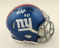 Jalin Hyatt Signed Giants Speed Mini Helmet (Beckett) at PristineAuction.com