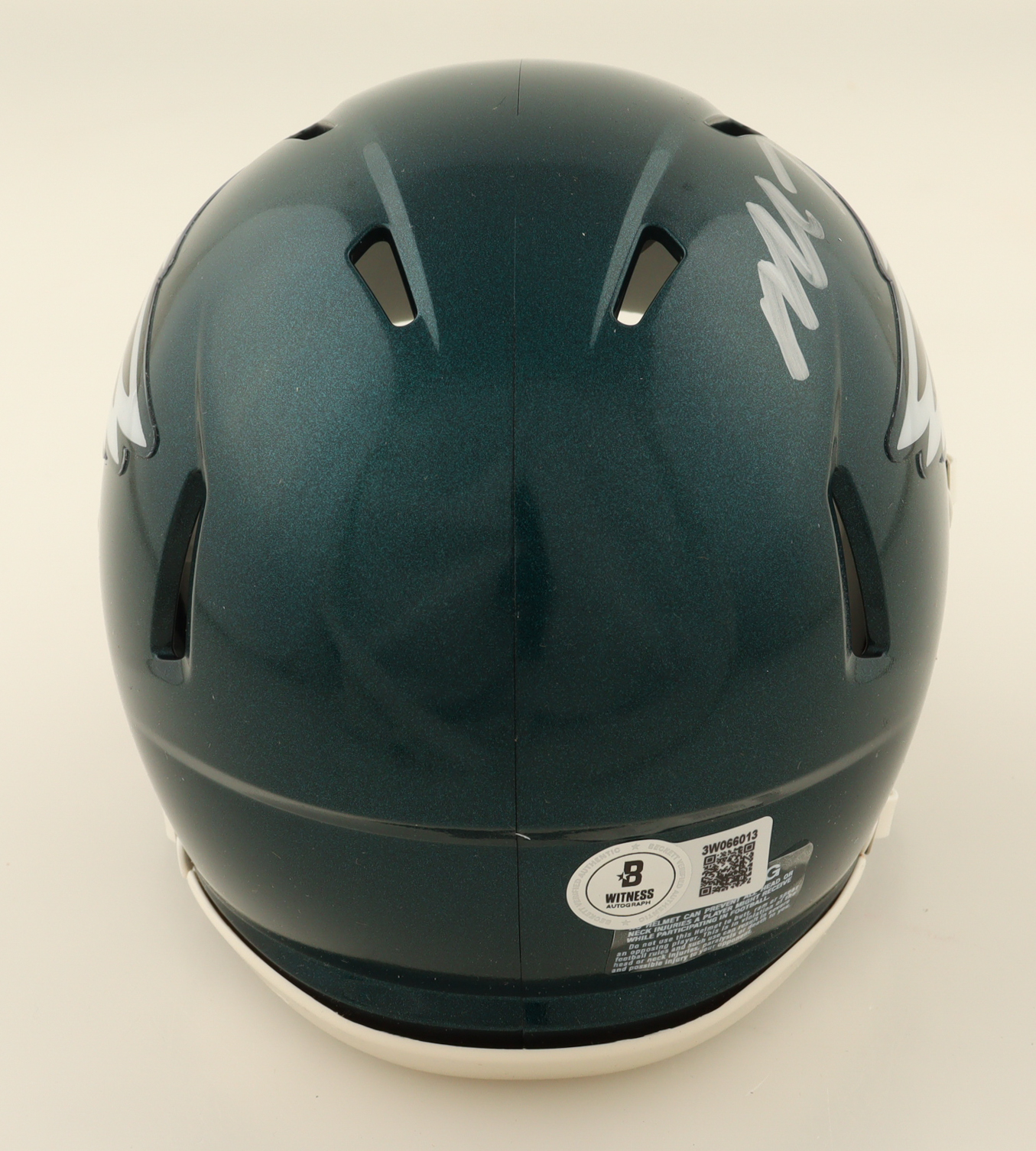 Michael Vick Signed Eagles Speed Mini Helmet (Beckett) at PristineAuction.com Michael Vick Signed Eagles Speed Mini Helmet (Beckett) at PristineAuction.com