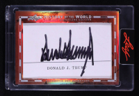 Donald Trump 2016 Leaf History Of The World Cut Signature Edition Bronze Holo #NNO at PristineAuction.com