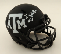Isaiah Spiller Signed Texas A&M Aggies Speed Mini Helmet (Beckett) at PristineAuction.com