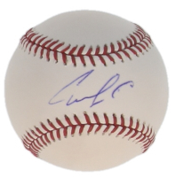 Carlos Correa Signed OML Baseball (Beckett) at PristineAuction.com