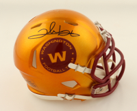 Clinton Portis Signed Football Team Flash Alternate Speed Mini Helmet (Schwartz) at PristineAuction.com