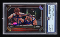Shara Magomedov Signed 2024 Topps Chrome UFC Prism Refractors #141 (PSA | Auto Grade PSA Authentic) at PristineAuction.com