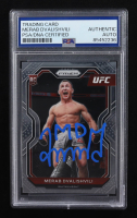 Merab Dvalishvili Signed 2021 Panini Prizm UFC #87 RC (PSA | Auto Grade PSA Authentic) at PristineAuction.com