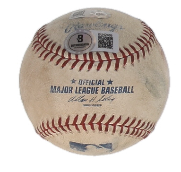 Xander Bogaerts Signed 2014 Game-Used Foul OML Baseball (Beckett & MLB) at PristineAuction.com Xander Bogaerts Signed 2014 Game-Used Foul OML Baseball (Beckett & MLB) at PristineAuction.com