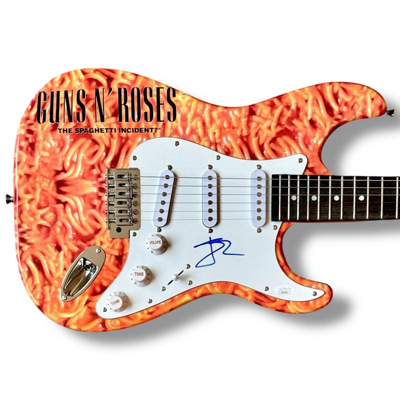 "Guns N' Roses" Set of (5) Custom Stratocasrer Style Guitars Band-Signed By Axl Rose, Slash, Duff McKagan, Steven Adler & Izzy Stradlin  (Beckett & JSA) at PristineAuction.com "Guns N' Roses" Set of (5) Custom Stratocasrer Style Guitars Band-Signed By Axl Rose, Slash, Duff McKagan, Steven Adler & Izzy Stradlin  (Beckett & JSA) at PristineAuction.com