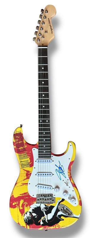 "Guns N' Roses" Set of (5) Custom Stratocasrer Style Guitars Band-Signed By Axl Rose, Slash, Duff McKagan, Steven Adler & Izzy Stradlin  (Beckett & JSA) at PristineAuction.com "Guns N' Roses" Set of (5) Custom Stratocasrer Style Guitars Band-Signed By Axl Rose, Slash, Duff McKagan, Steven Adler & Izzy Stradlin  (Beckett & JSA) at PristineAuction.com