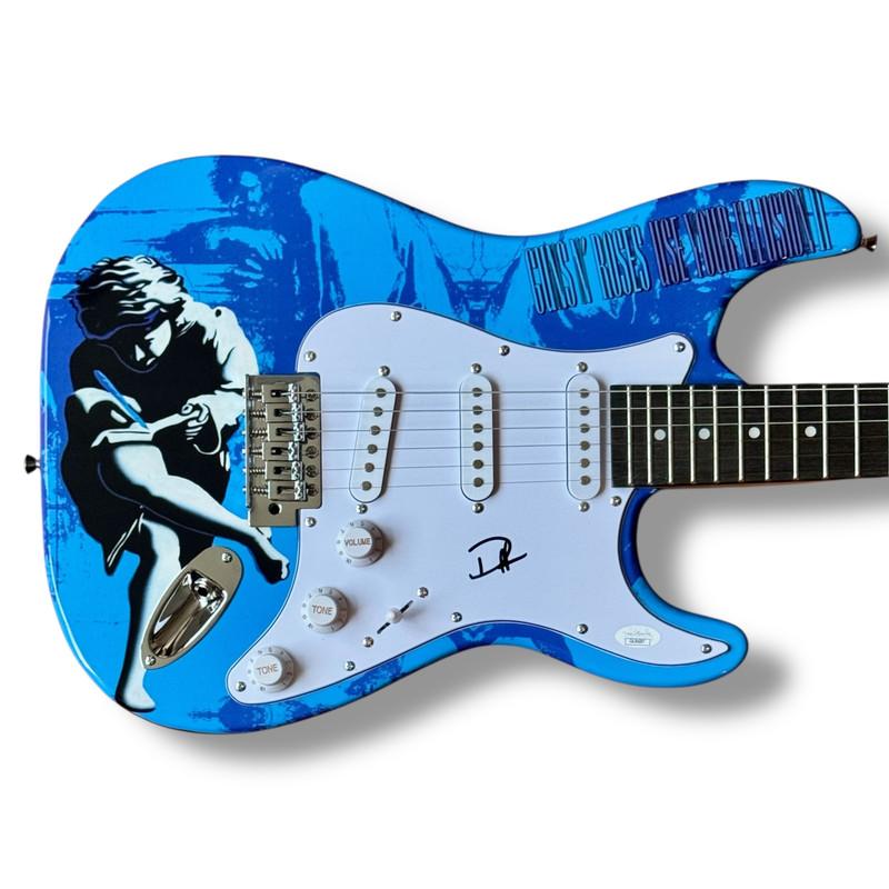 "Guns N' Roses" Set of (5) Custom Stratocasrer Style Guitars Band-Signed By Axl Rose, Slash, Duff McKagan, Steven Adler & Izzy Stradlin  (Beckett & JSA) at PristineAuction.com "Guns N' Roses" Set of (5) Custom Stratocasrer Style Guitars Band-Signed By Axl Rose, Slash, Duff McKagan, Steven Adler & Izzy Stradlin  (Beckett & JSA) at PristineAuction.com