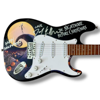 Danny Elfman Signed "The Nightmare Before Christmas" Custom Stratocaster Guitar Inscribed "Jack" & "Happy Halloween" (JSA) at PristineAuction.com