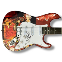 Steven Tyler & Joe Perry Signed "Aerosmith" Custom Stratocaster Guitar (JSA) at PristineAuction.com