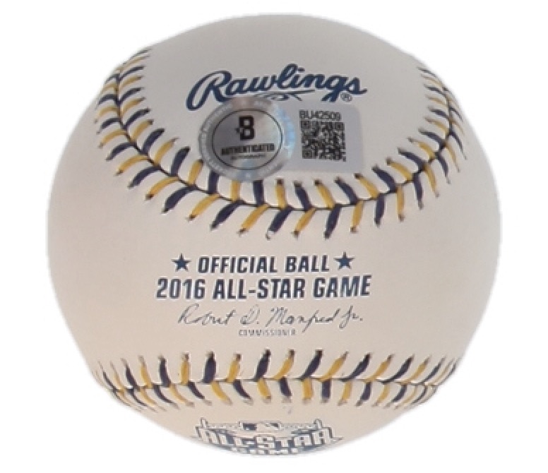 Danny Salazar Signed 2016 All-Star Game Baseball (Beckett) at PristineAuction.com Danny Salazar Signed 2016 All-Star Game Baseball (Beckett) at PristineAuction.com