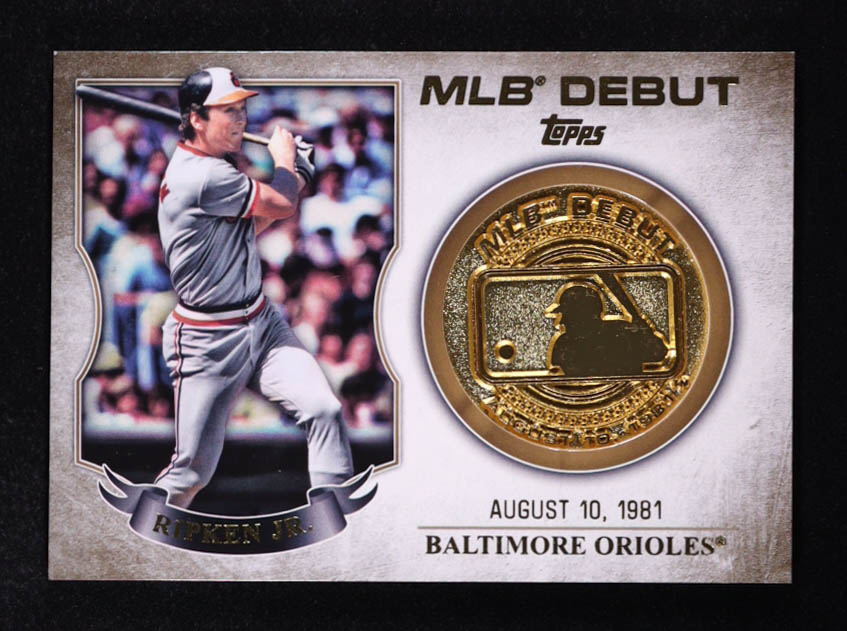 Cal Ripken Jr. 2016 Topps MLB Debut Medallion #MDM-CR at PristineAuction.com Cal Ripken Jr. 2016 Topps MLB Debut Medallion #MDM-CR at PristineAuction.com