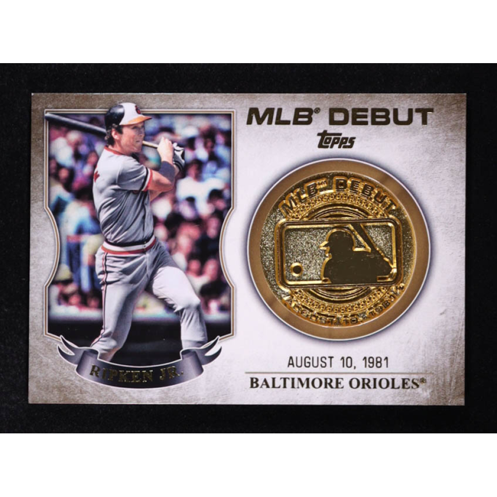 Cal Ripken Jr. 2016 Topps MLB Debut Medallion #MDM-CR at PristineAuction.com Cal Ripken Jr. 2016 Topps MLB Debut Medallion #MDM-CR at PristineAuction.com