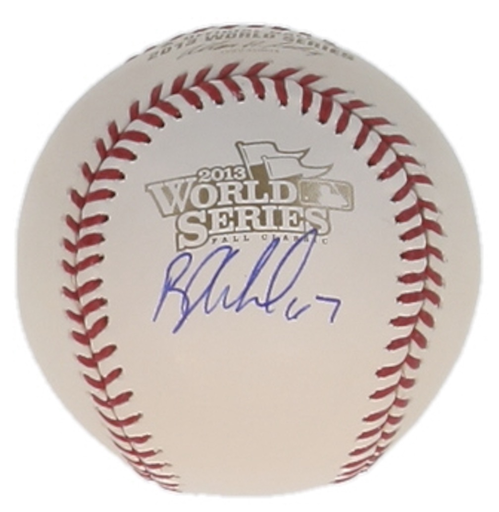 Brandon Workman Signed 2013 World Series Baseball (Beckett) at PristineAuction.com Brandon Workman Signed 2013 World Series Baseball (Beckett) at PristineAuction.com