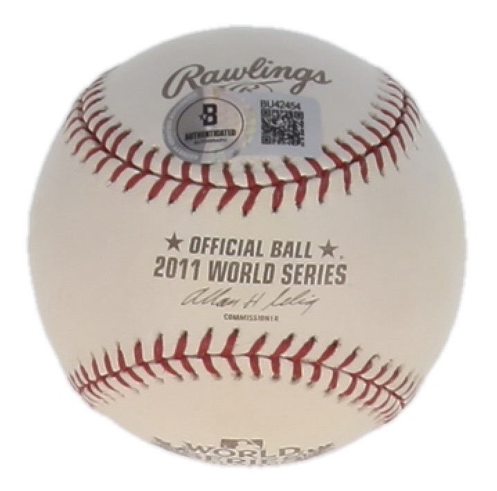 Chris Carpenter Signed 2011 World Series Baseball Inscribed "WS Champs" (Beckett) at PristineAuction.com Chris Carpenter Signed 2011 World Series Baseball Inscribed "WS Champs" (Beckett) at PristineAuction.com