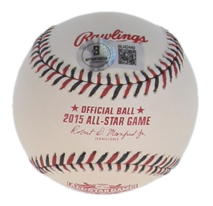 A. J. Burnett Signed 2015 All-Star Game Baseball (Beckett) at PristineAuction.com A. J. Burnett Signed 2015 All-Star Game Baseball (Beckett) at PristineAuction.com