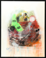 "Poem of Sunrise #16" 2020 30x38 Original Painting on Canvas by Tadas Zaicikas | TedyZet (Zaicikas) at PristineAuction.com