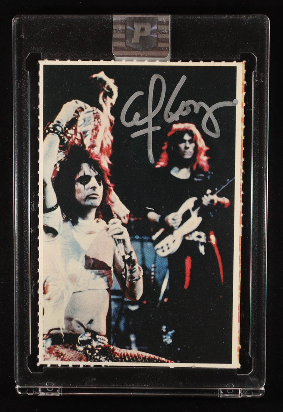 Alice Cooper Signed Trading Card (PA) at PristineAuction.com Alice Cooper Signed Trading Card (PA) at PristineAuction.com