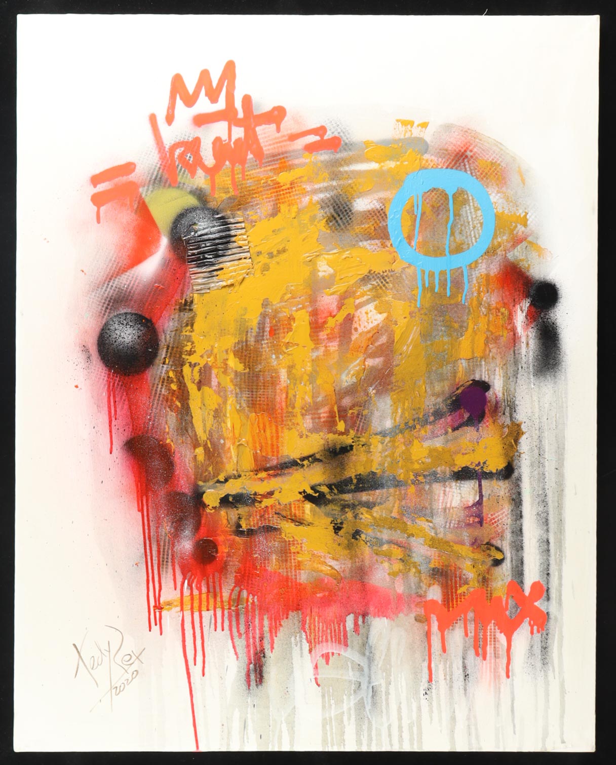 "Poem of Sunrise #12" 2020 30x38 Original Painting on Canvas by Tadas Zaicikas | TedyZet (Zaicikas) at PristineAuction.com "Poem of Sunrise #12" 2020 30x38 Original Painting on Canvas by Tadas Zaicikas | TedyZet (Zaicikas) at PristineAuction.com