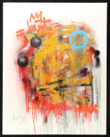 "Poem of Sunrise #12" 2020 30x38 Original Painting on Canvas by Tadas Zaicikas | TedyZet (Zaicikas) at PristineAuction.com