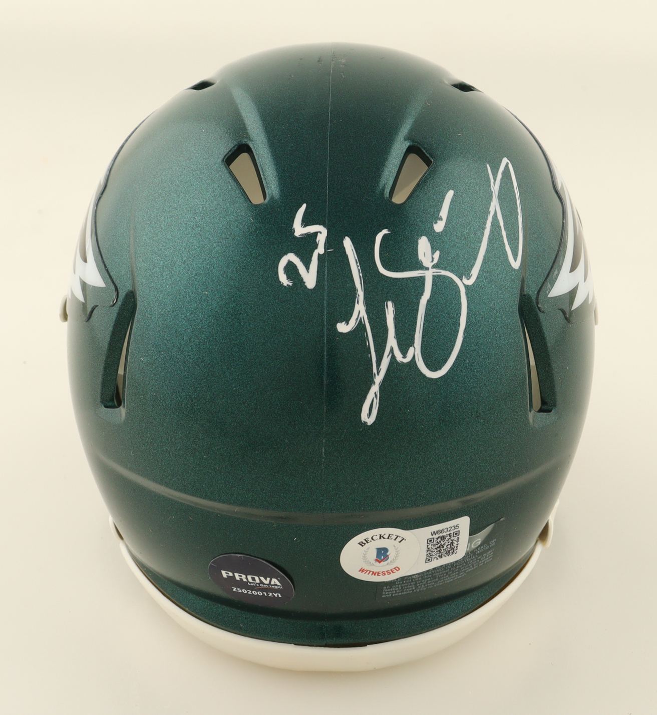 LeSean McCoy Signed Eagles Speed Mini Helmet (Beckett) at PristineAuction.com LeSean McCoy Signed Eagles Speed Mini Helmet (Beckett) at PristineAuction.com