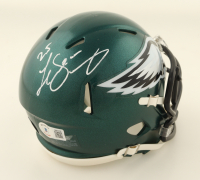LeSean McCoy Signed Eagles Speed Mini Helmet (Beckett) at PristineAuction.com
