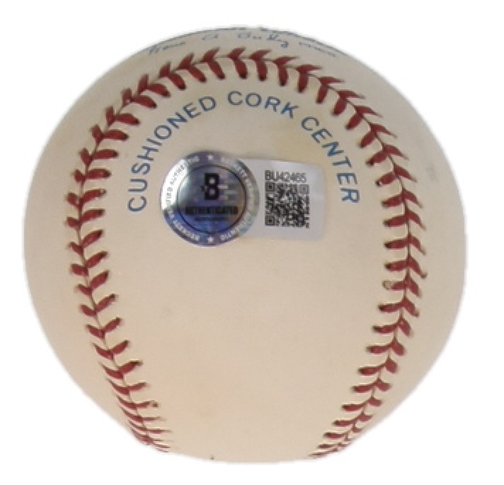 Frank Thomas Signed OAL Baseball (Beckett) at PristineAuction.com Frank Thomas Signed OAL Baseball (Beckett) at PristineAuction.com