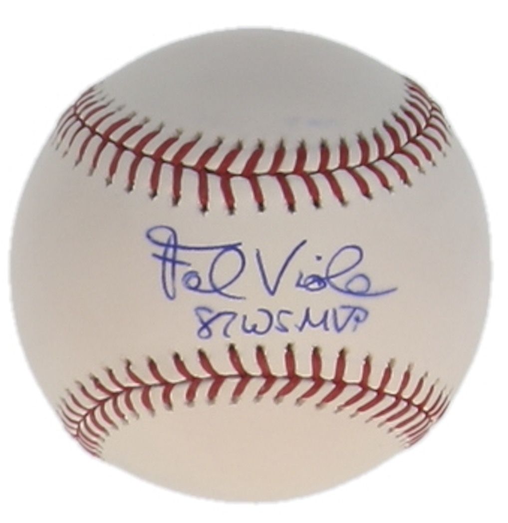 Frank Viola Signed OML Baseball Inscribed "87 WS MVP" (Beckett) at PristineAuction.com Frank Viola Signed OML Baseball Inscribed "87 WS MVP" (Beckett) at PristineAuction.com