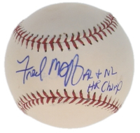 Fred McGriff Signed OML Baseball Inscribed "AL + NL HR Champ" (Beckett) at PristineAuction.com
