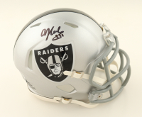 AJ Cole Signed Raiders Speed Mini Helmet (Beckett) at PristineAuction.com