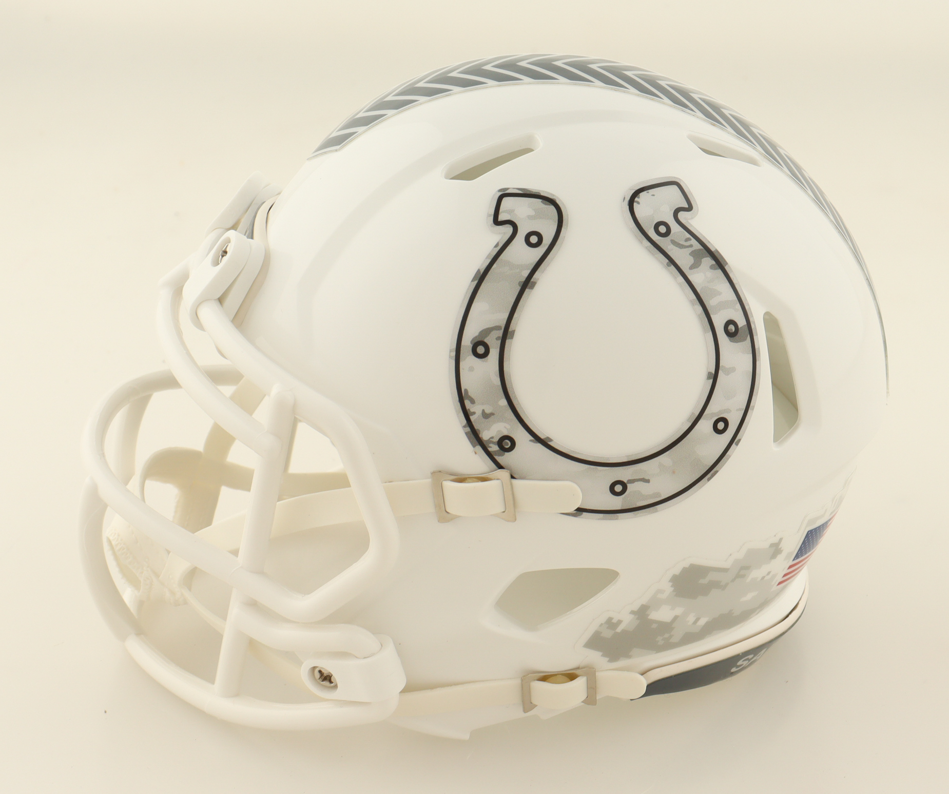 Michael Pittman Jr. Signed Colts Salute To Service Alternate Speed Mini Helmet (Beckett) at PristineAuction.com Michael Pittman Jr. Signed Colts Salute To Service Alternate Speed Mini Helmet (Beckett) at PristineAuction.com