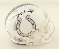 Camryn Bynum Signed Colts Salute To Service Alternate Speed Mini Helmet (Beckett) at PristineAuction.com