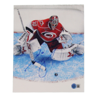 Cam Ward Signed Hurricanes 8x10 Photo (Beckett) at PristineAuction.com