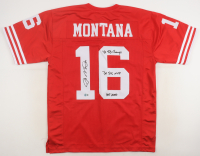 Joe Montana Signed Jersey With Multiple Inscriptions (Beckett) at PristineAuction.com