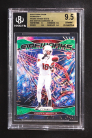 Marvin Harrison Jr. 2024 Panini Prizm Fireworks Prizms Green Wave #20 RC (BGS 9.5) at PristineAuction.com