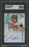 Jose Canseco 2022 Topps Pristine Autograph #PAJC (SGC 10) at PristineAuction.com