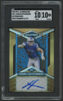 Aidan Hutchinson 2022 Wild Card Alumination Autographed Gold Rainbow #AB2 RC #31/75 (SGC 10 | Auto 10) at PristineAuction.com