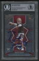Brock Purdy Signed 2022 Panini Mosaic #367 (BGS) at PristineAuction.com