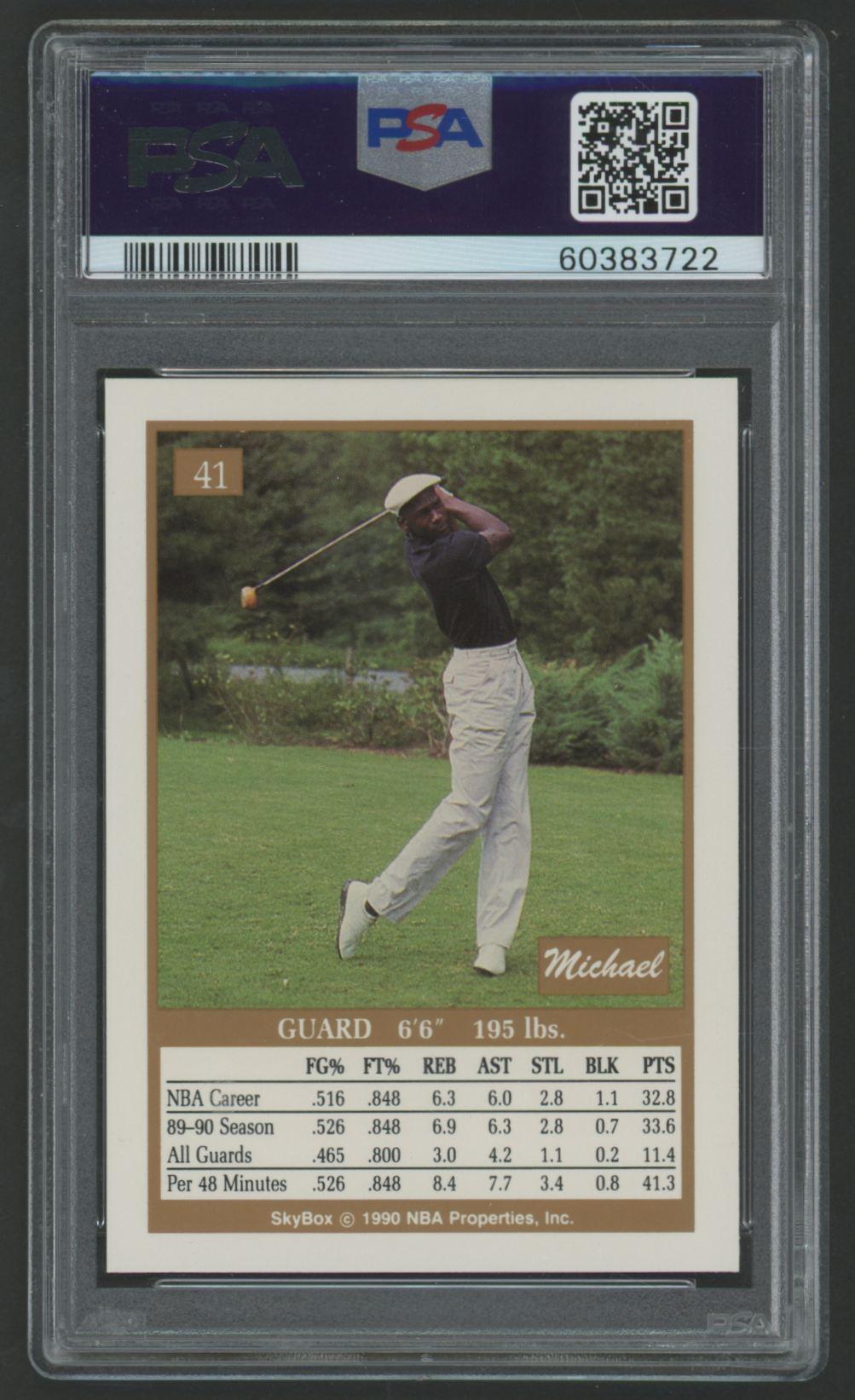 Michael Jordan 1990-91 SkyBox #41 (PSA 9) at PristineAuction.com Michael Jordan 1990-91 SkyBox #41 (PSA 9) at PristineAuction.com