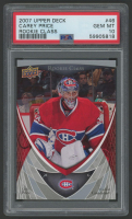 Carey Price 2007 Upper Deck Rookie Class #46 (PSA 10) at PristineAuction.com
