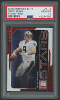 Drew Brees 2008 Donruss Elite Stars Red #S7 #385/800 (PSA 10) at PristineAuction.com